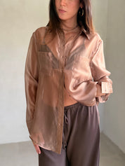 Melissa Button Down | Brown