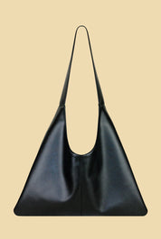 AGAVE TRIANGULAR TOTE XL | Black by Santos