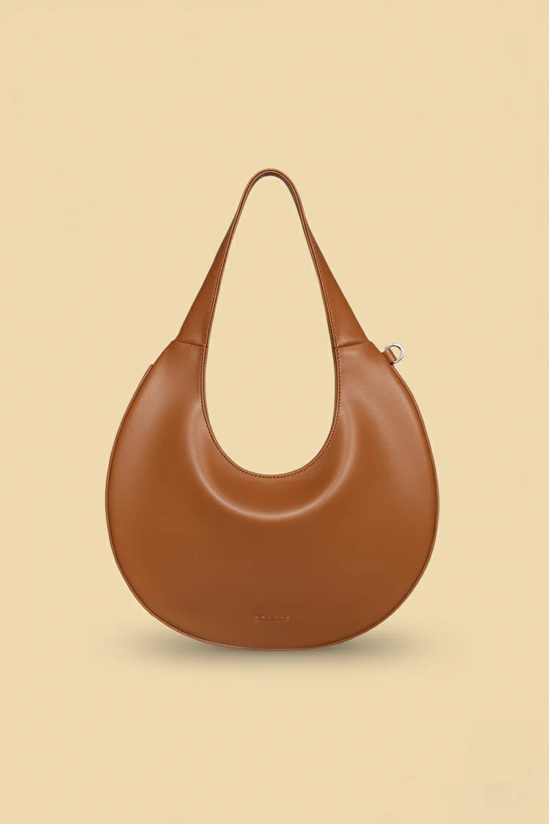 Agnes Moon Bag by Santos | Cognac