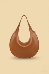 Agnes Moon Bag by Santos | Cognac