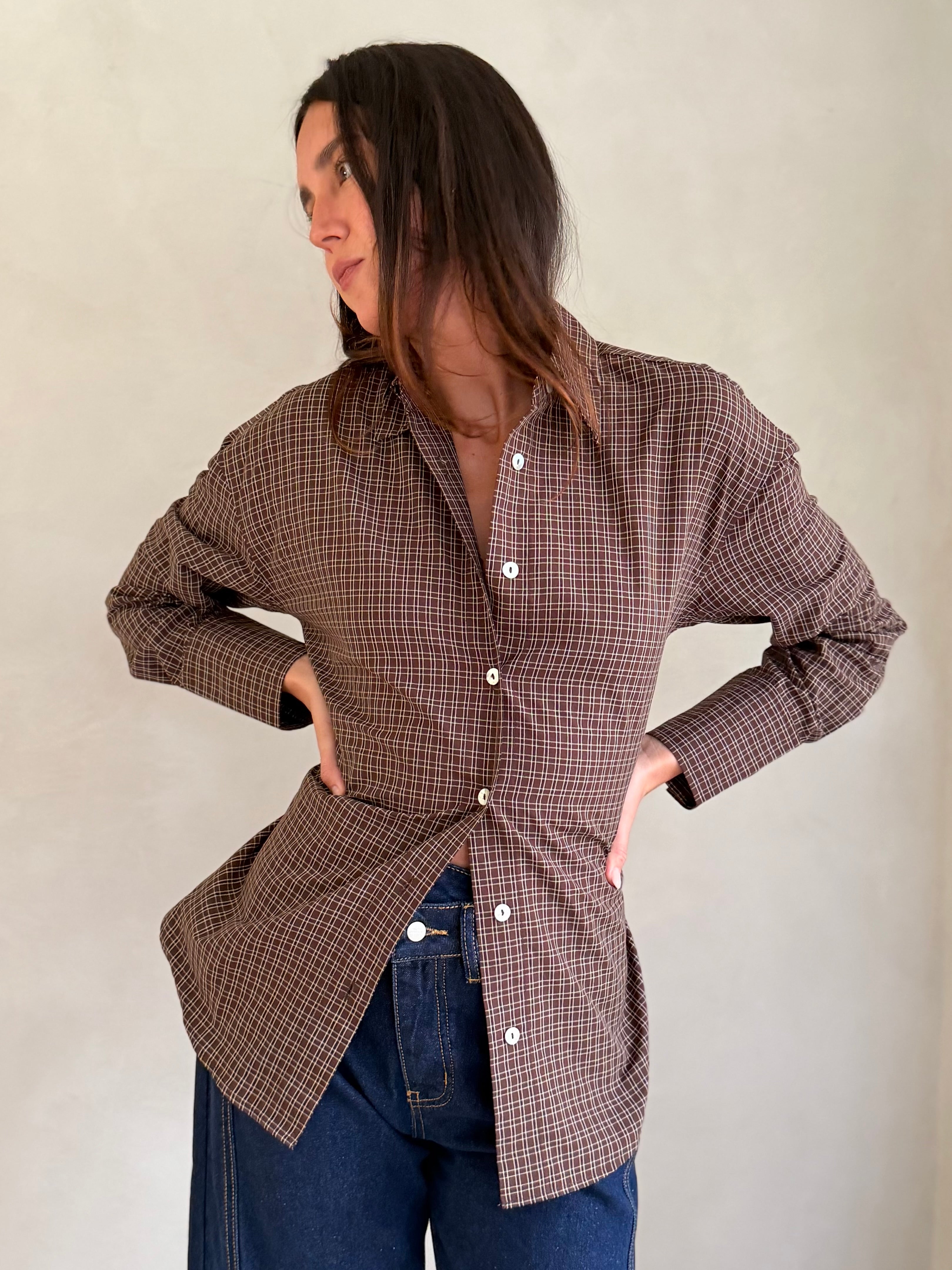 Jules Shirt | Brown By NIA