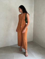 Cinnamon Linen Pants by Nice Things