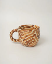 Rolanda Mug Brown Topographic by Conloque