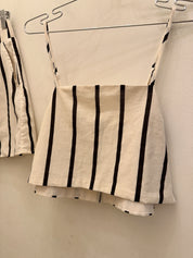 Striped Linen Set