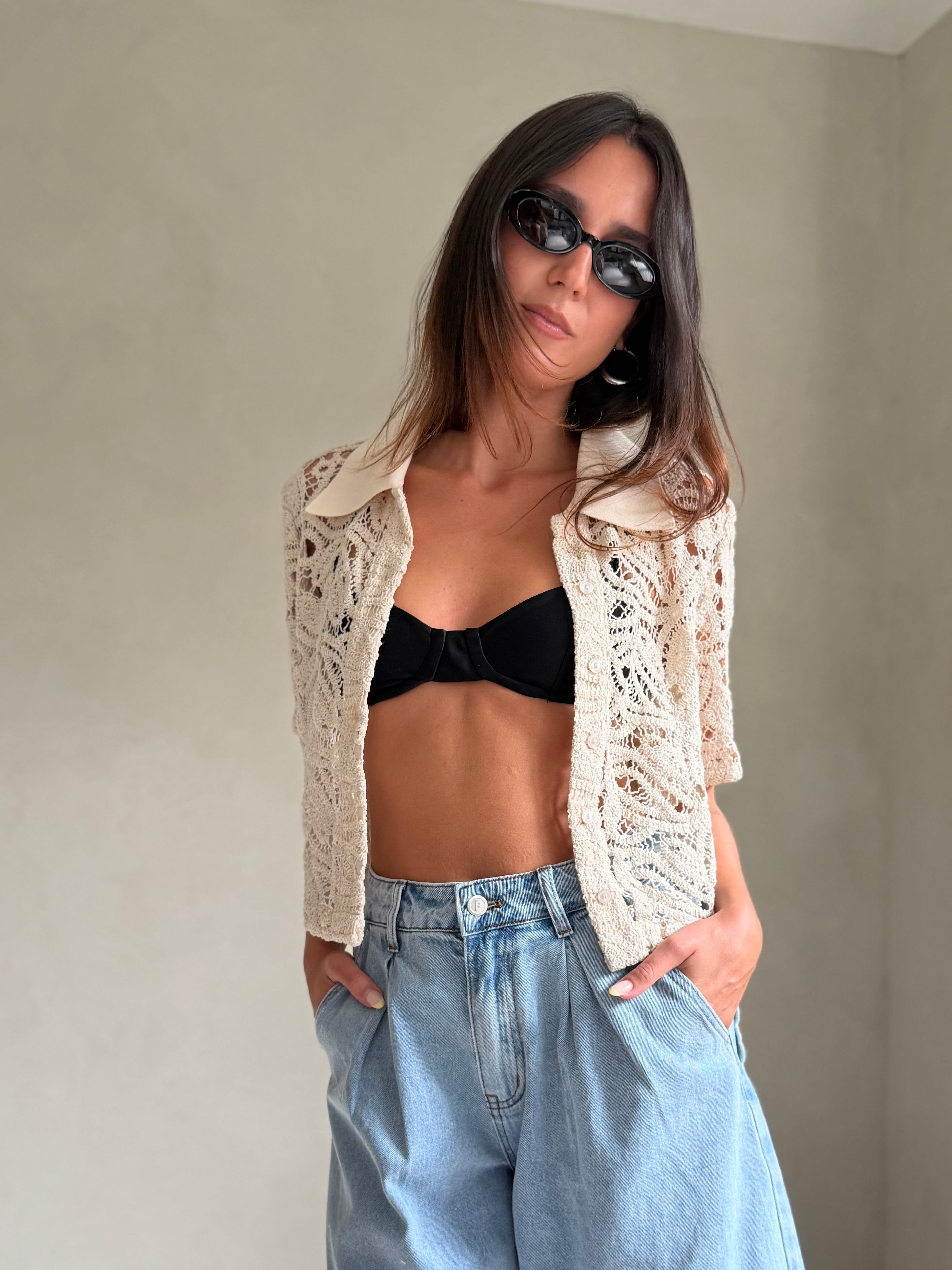 Brocade top by ASTR