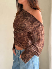 Leopard Top