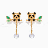 Lucky Panda Dangle Earrings by Girls Crew