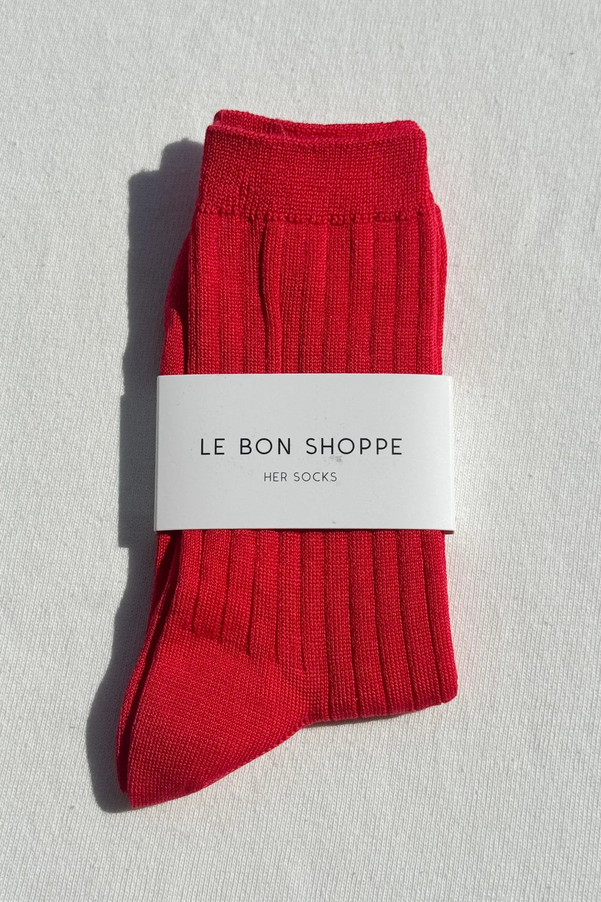 Her Socks in Red by Le Bon Shoppe