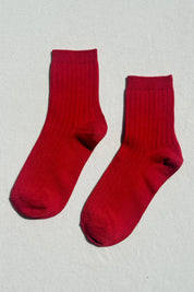 Her Socks in Red by Le Bon Shoppe