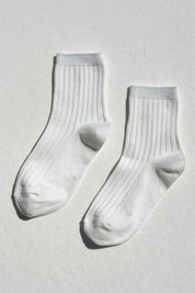 Her Socks in White by Le Bon Shoppe