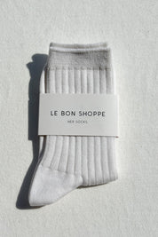 Her Socks in White by Le Bon Shoppe