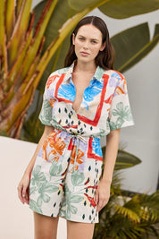 Solace Linen Romper