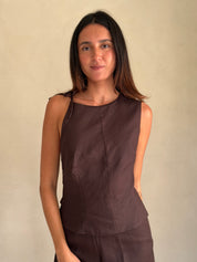 Cali Top | Brown by Le Godet