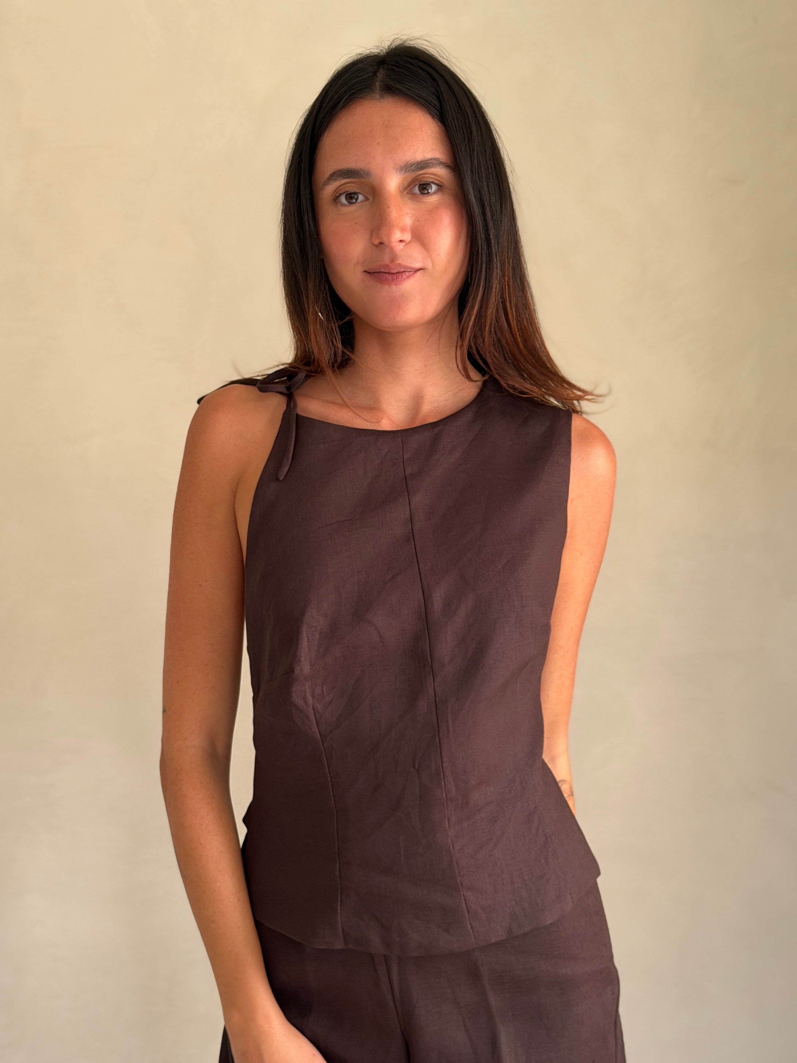 Cali Top | Brown by Le Godet