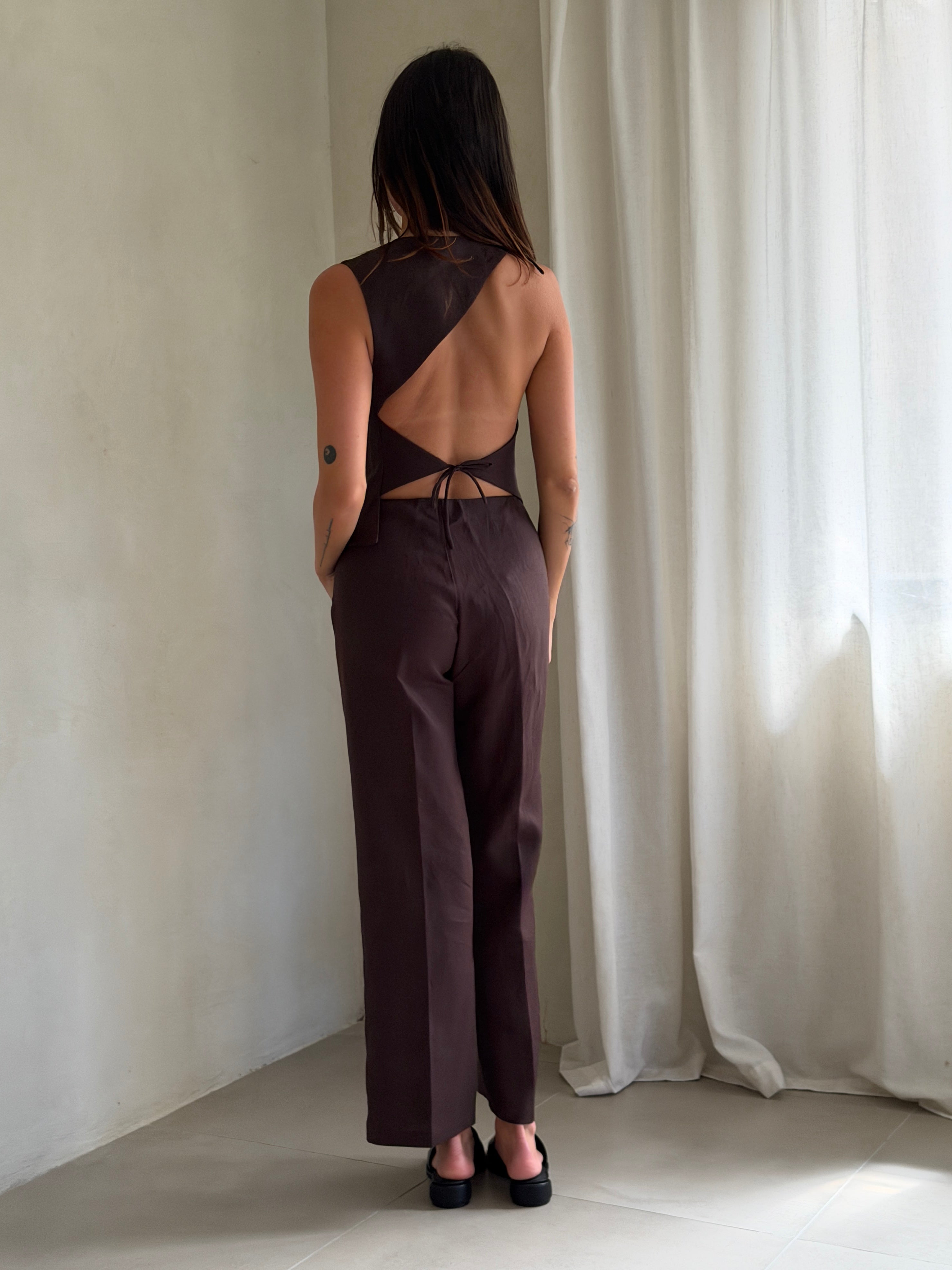 Cali & Kimo Brown Set by Le Godet
