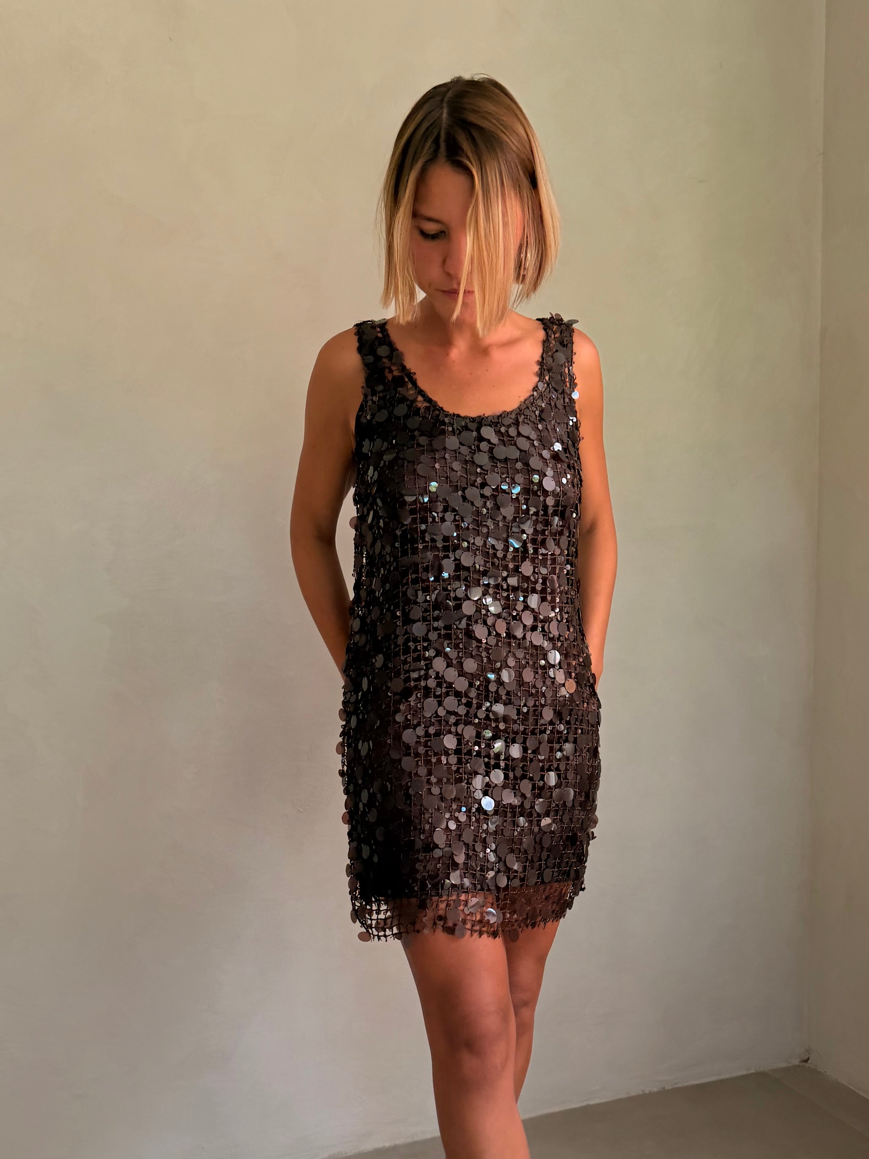 Margo Sequin Mech Dress
