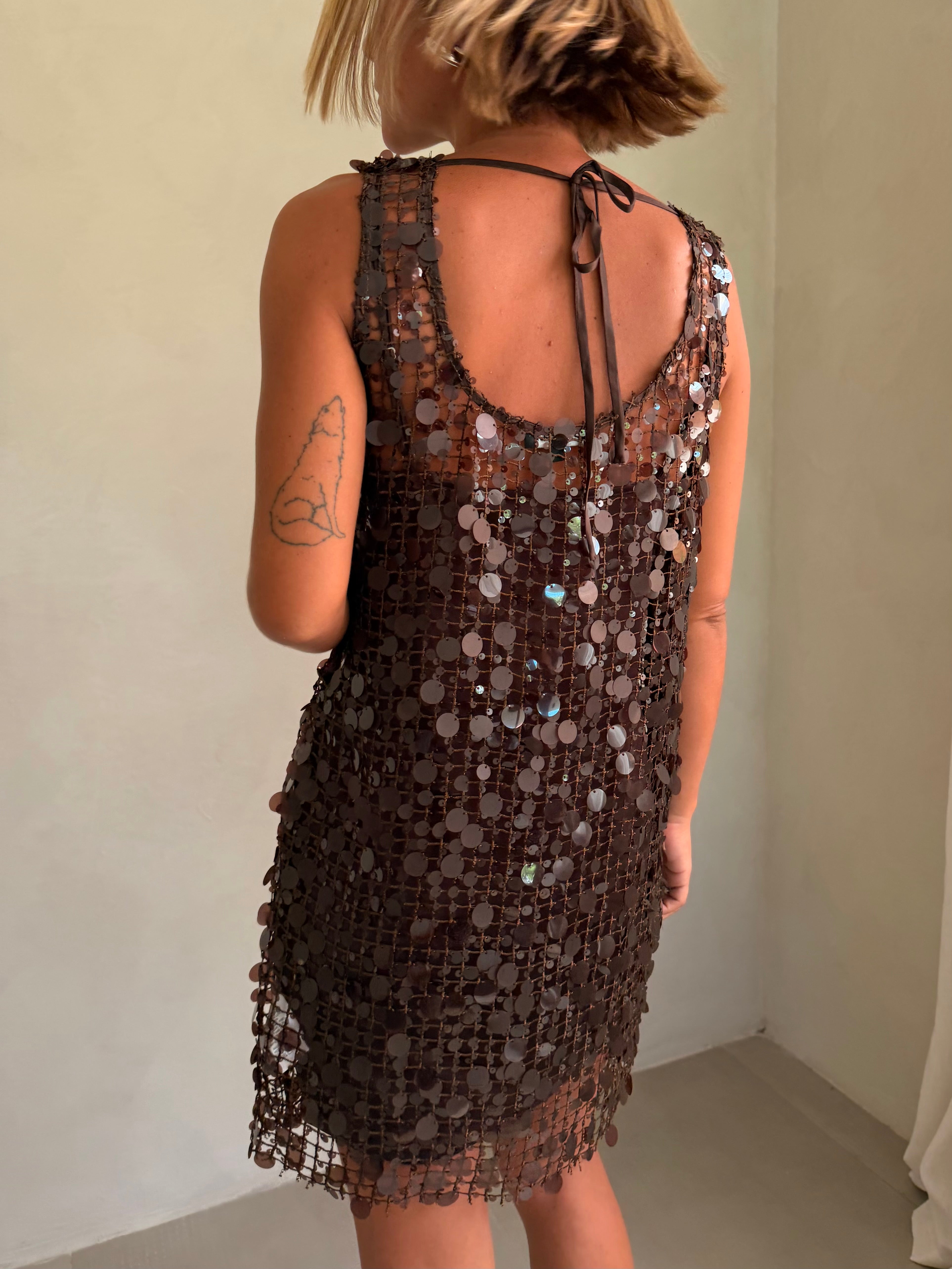 Margo Sequin Mech Dress