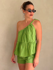 Gingham Cotton Set