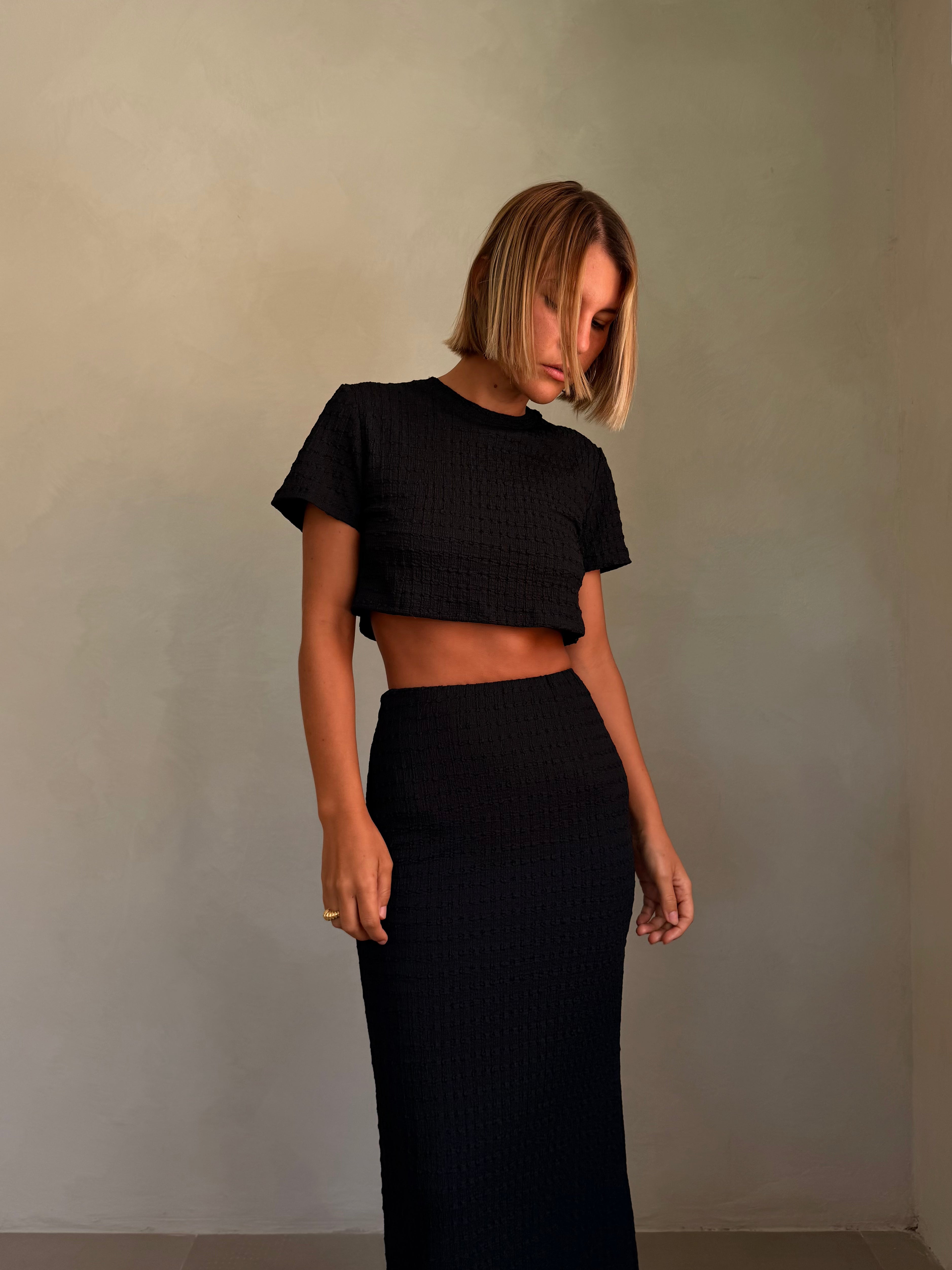 Jenna Textured Knit Set