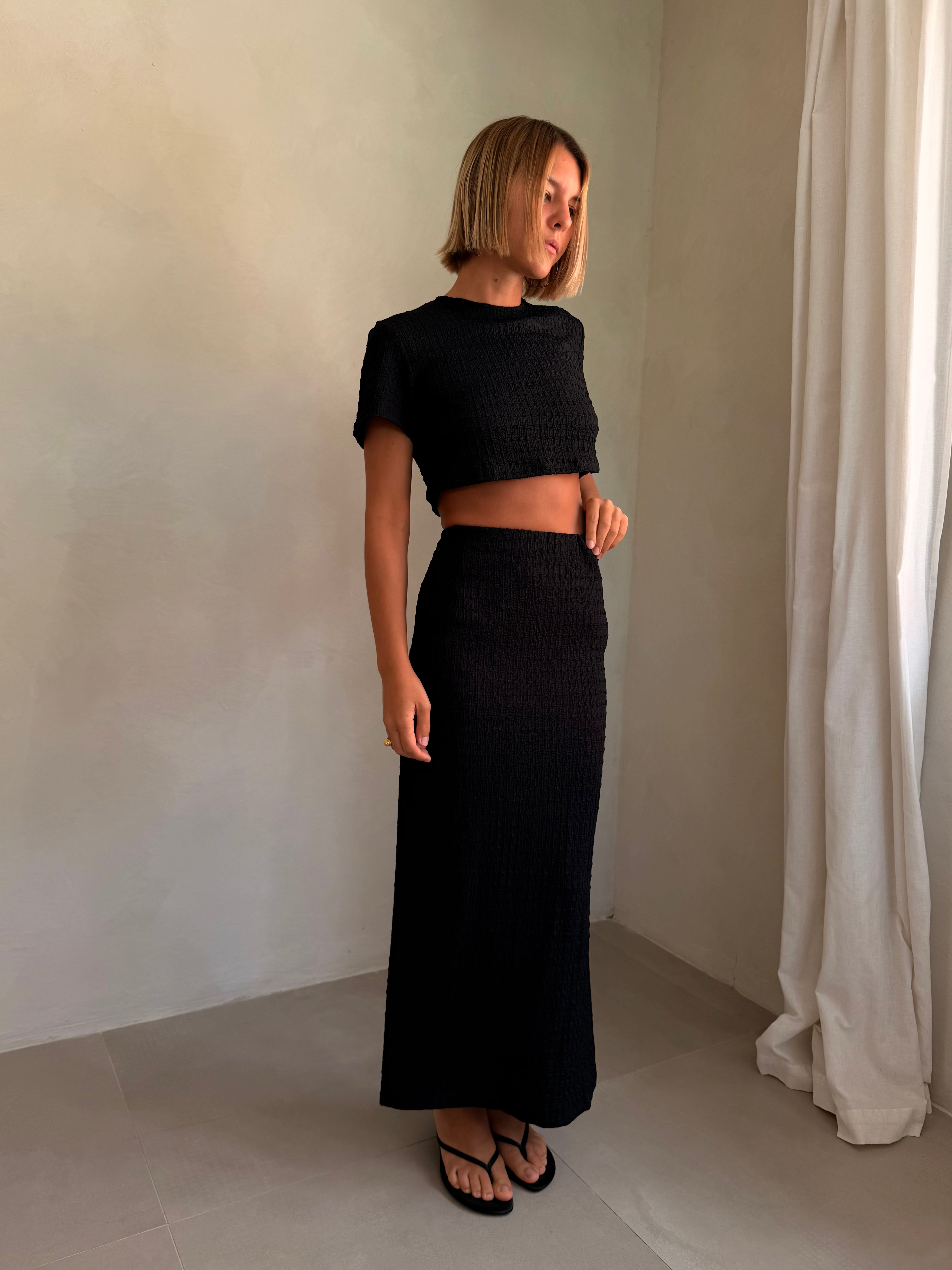 Jenna Textured Knit Set