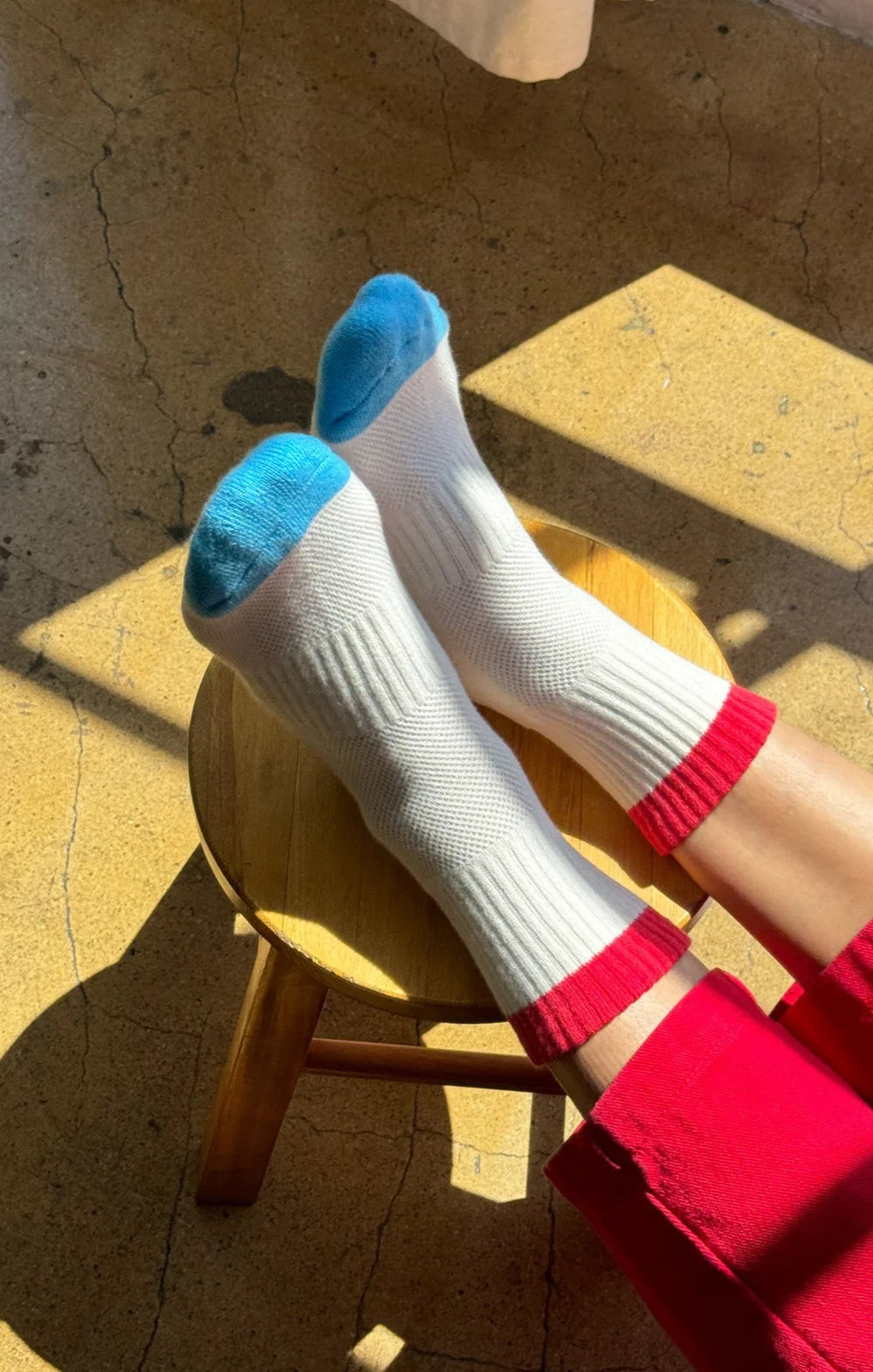 Color Block Girlfriend Socks by Le Bon Shoppe