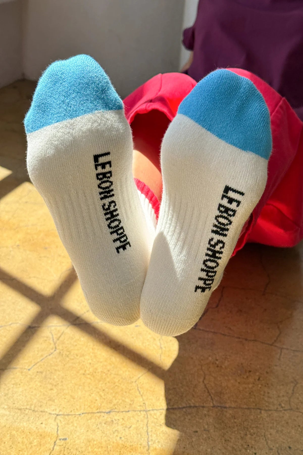 Color Block Girlfriend Socks by Le Bon Shoppe