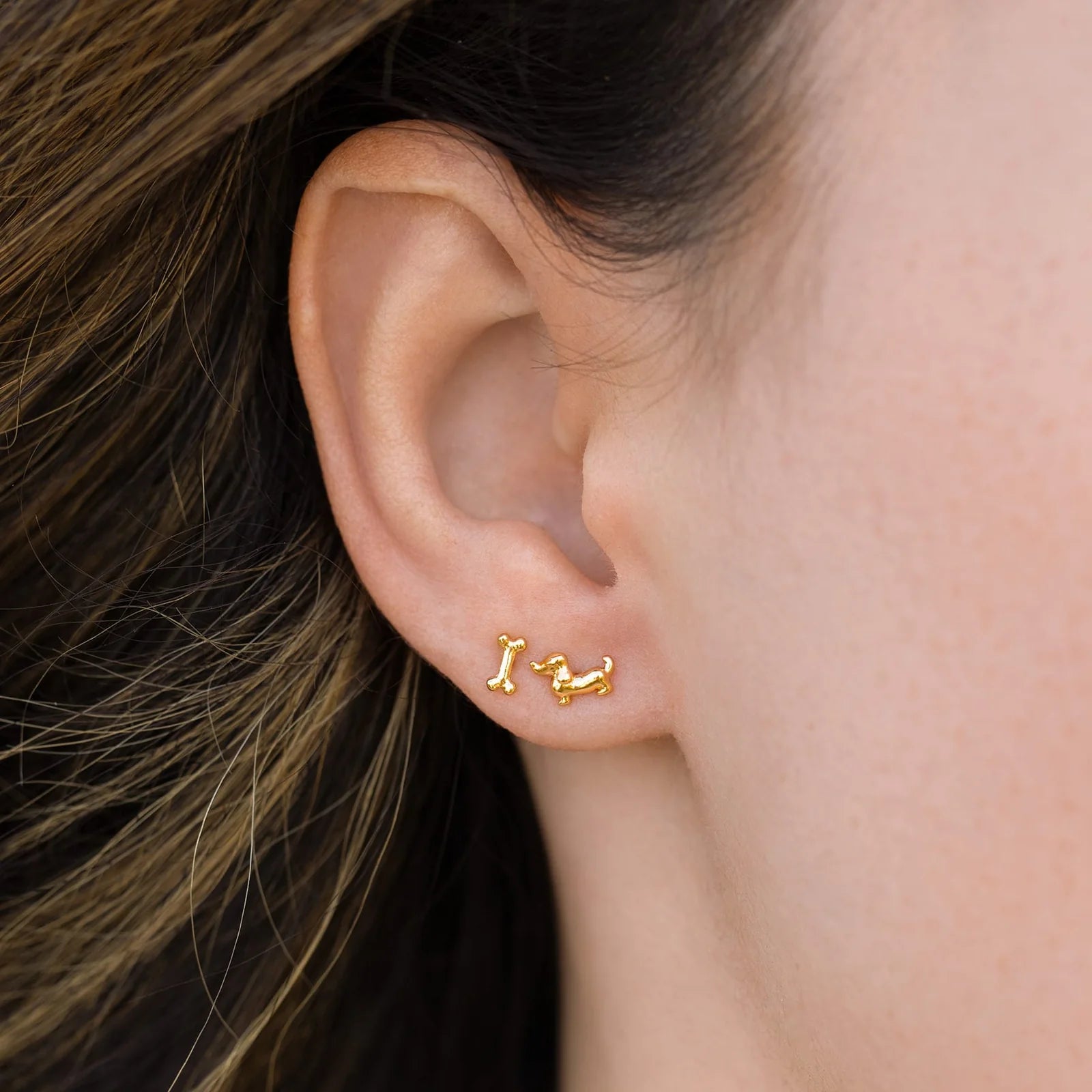 Teeny Tiny Bone Appétit Studs by GC