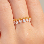 Cloud Drifter Dangle Ring by Girls Crew
