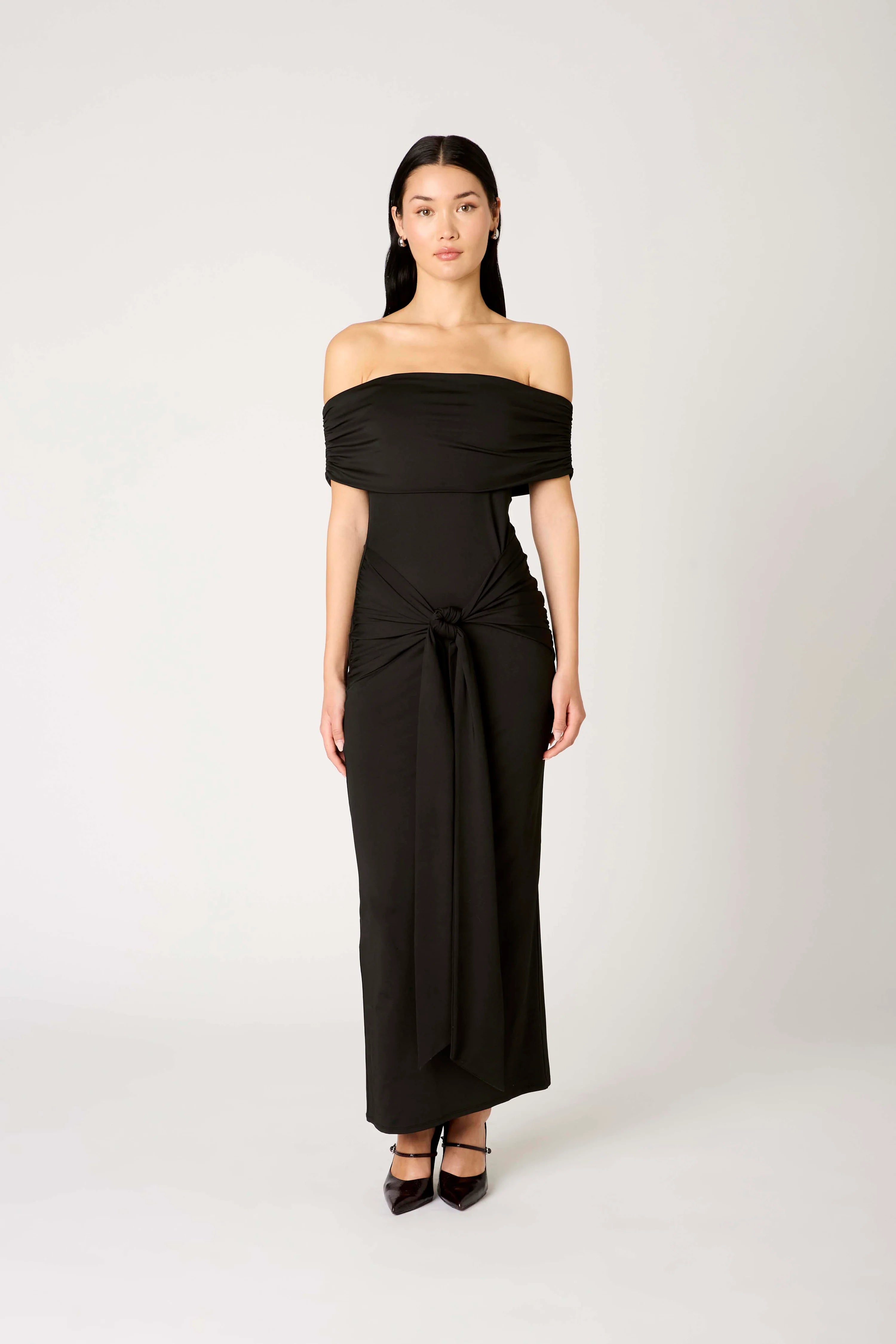 Calista Dress in Black by NIA