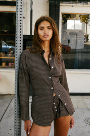 PRE ORDER Jules Shirt | Brown By NIA