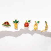 Tropical Fruit Basket Stud Set