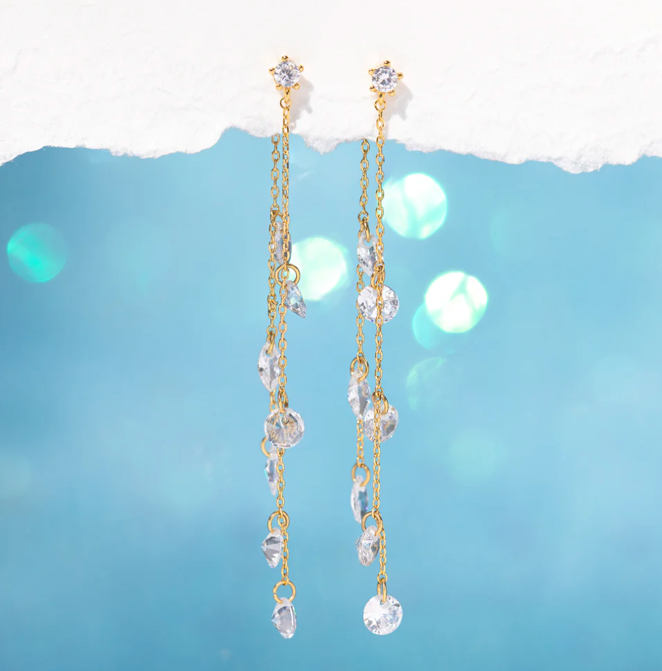 Dewdrop Earrings by Girls Crew