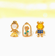 Disney Princess Beauty and the Beast Earring Set  by Girls Crew