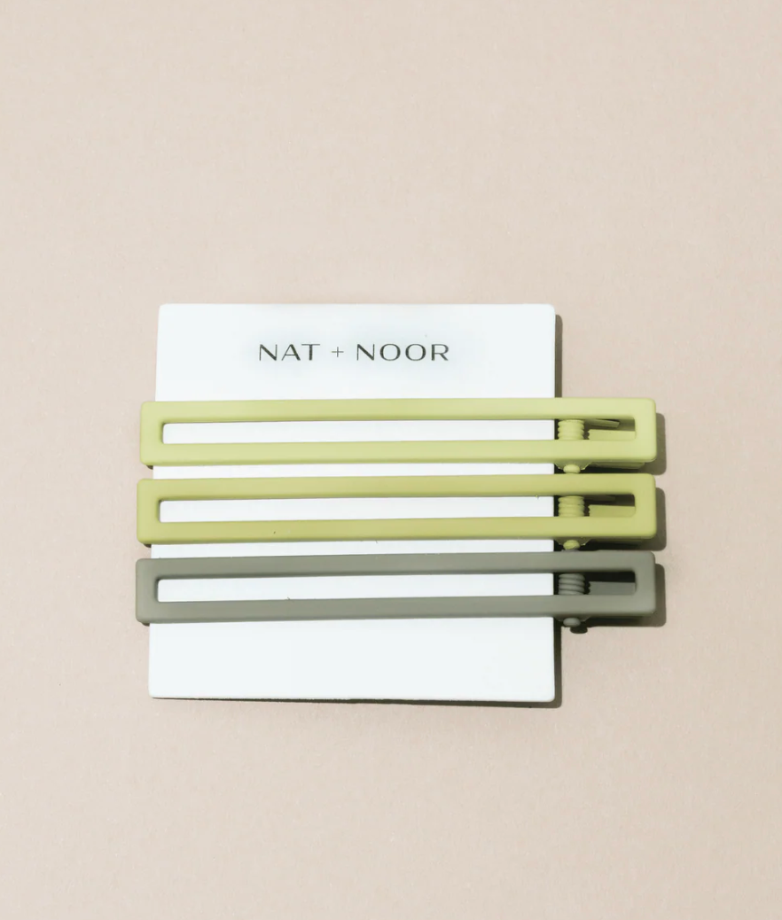 Yarrow Hair Clips in Spring by Nat +Noor