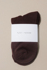 Ankle Sock in Brick by Nat + Noor