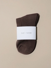 Ankle Sock in Macchiato by Nat + Noor
