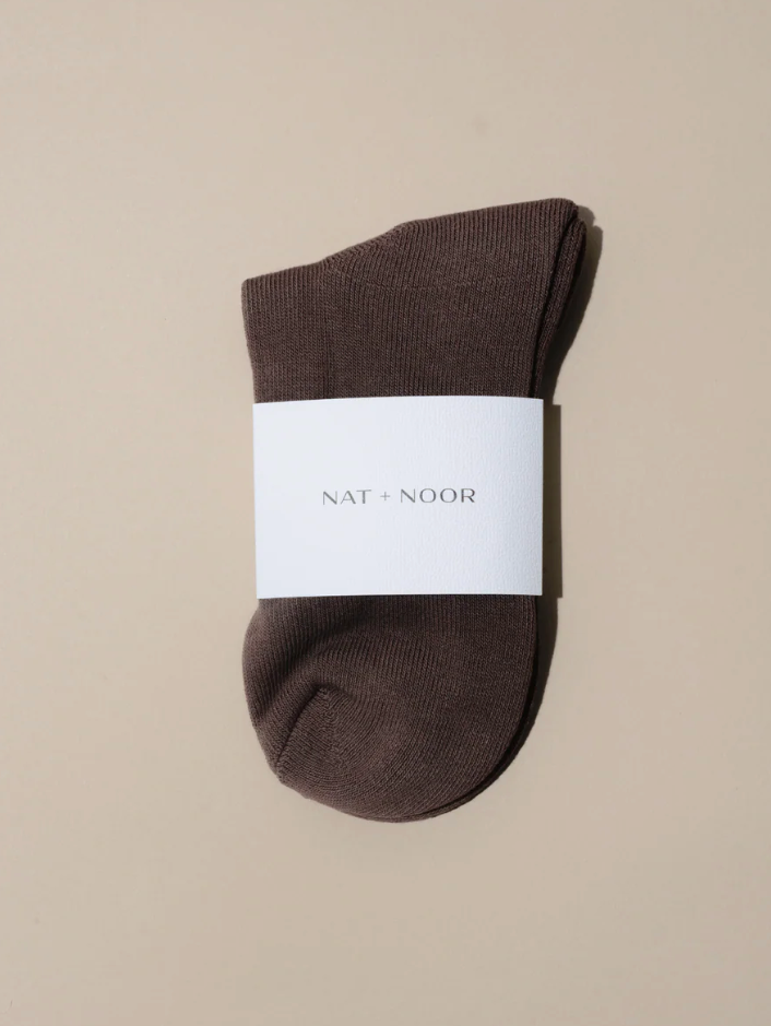Ankle Sock in Macchiato by Nat + Noor