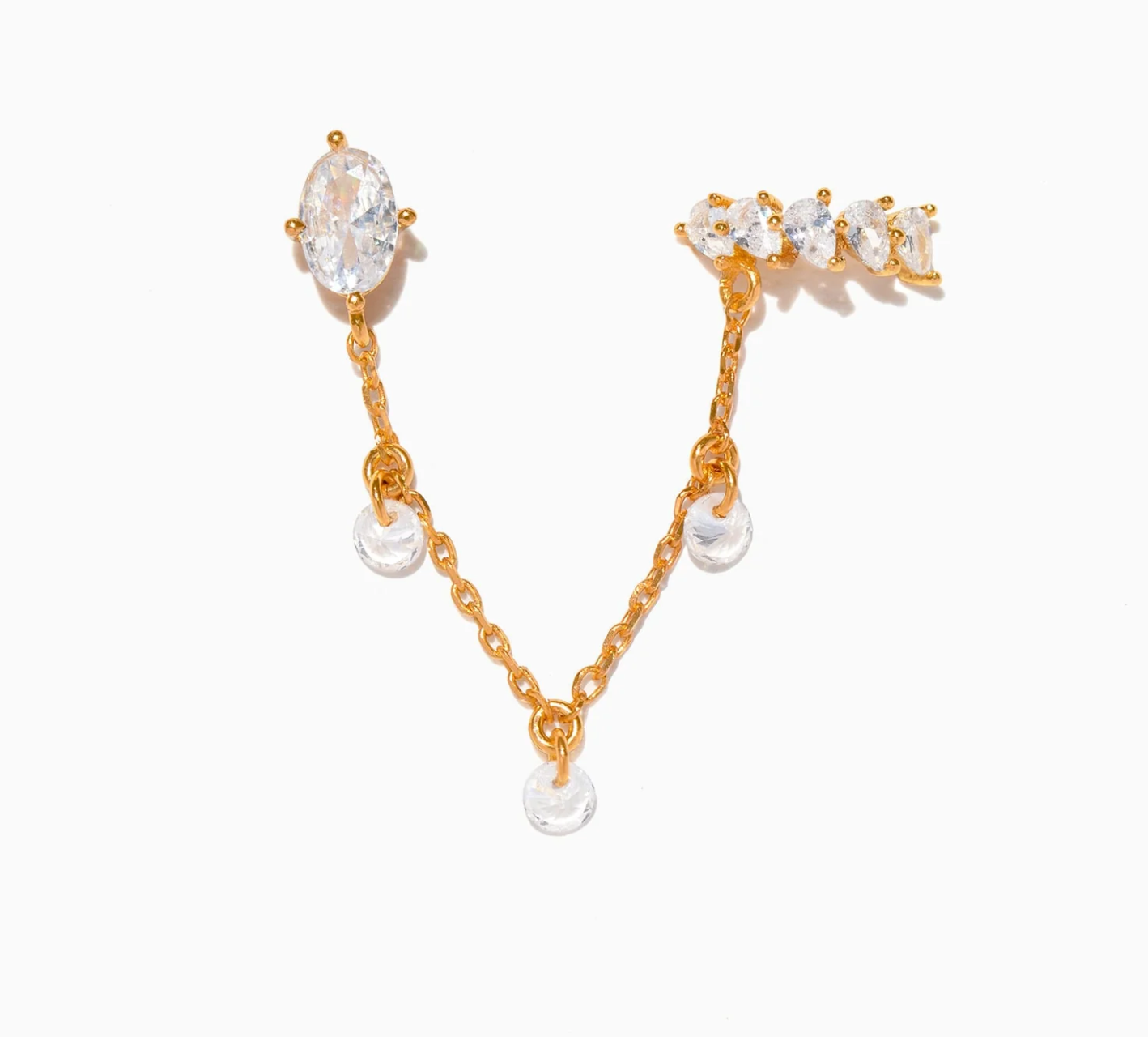 Dew You Ear Cuff + Stud by GC