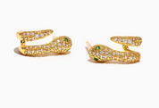 Snake Pavé Hoops by GC