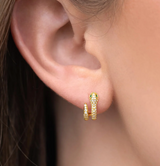 Snake Pavé Hoops by GC