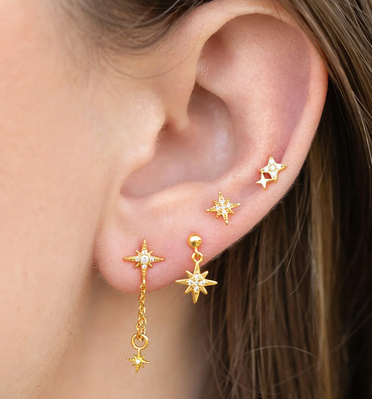 Twinkling Stars Earring Set by GC