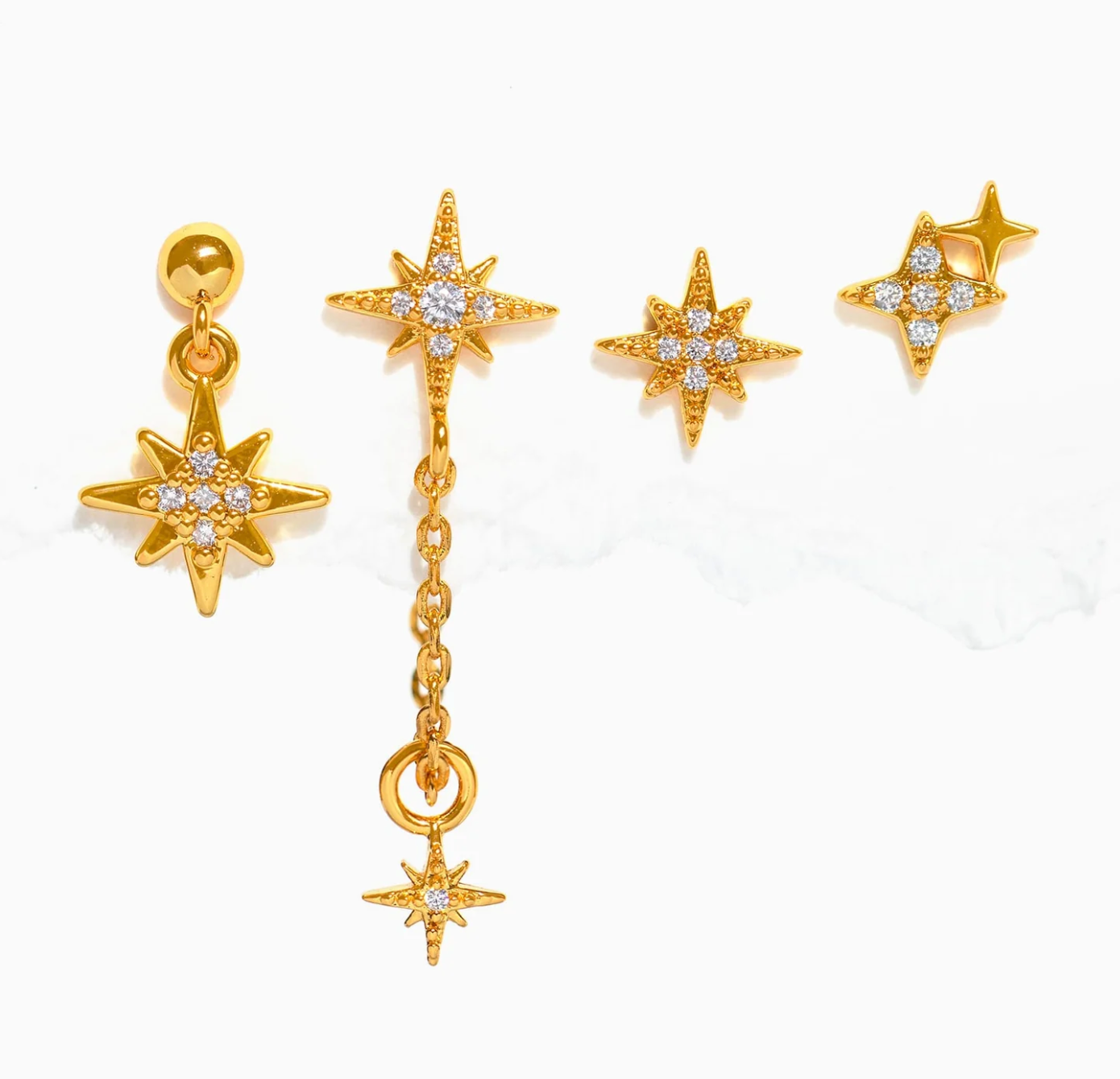 Twinkling Stars Earring Set by GC