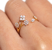 Wispy Adjustable Ring by GC