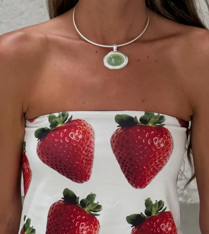 Alba Necklace Silver by Susmie's