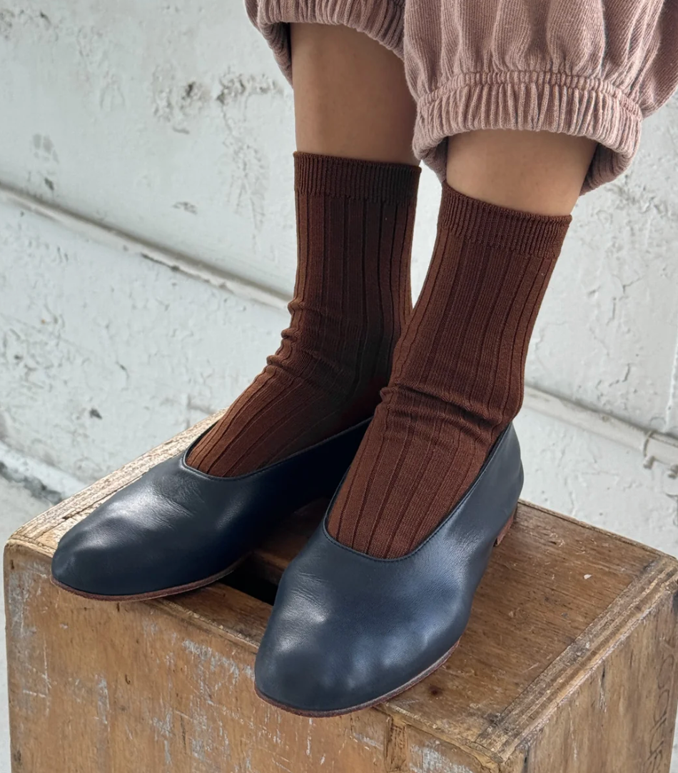 Her Socks in Coffee by Le Bon Shoppe
