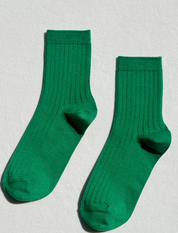 Her Socks in Kelly Green by Le Bon Shoppe