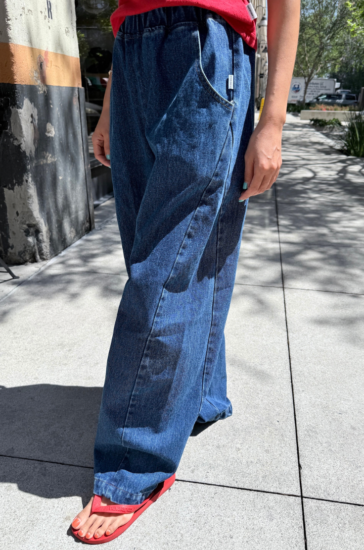 Long Arc Pant Denim by Le Bon Shoppe