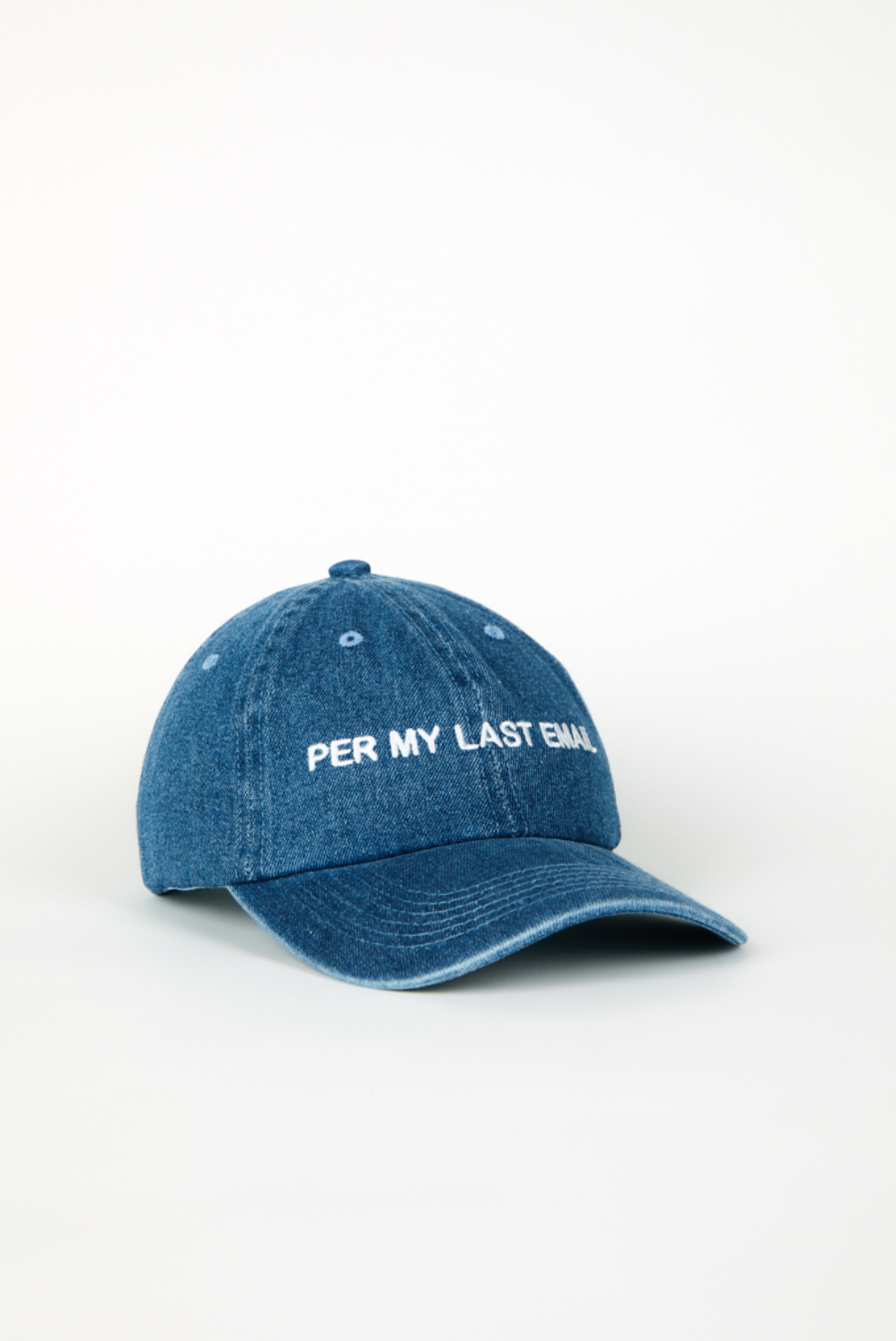 "Per My Last Email" Cap by Intentionally Blank