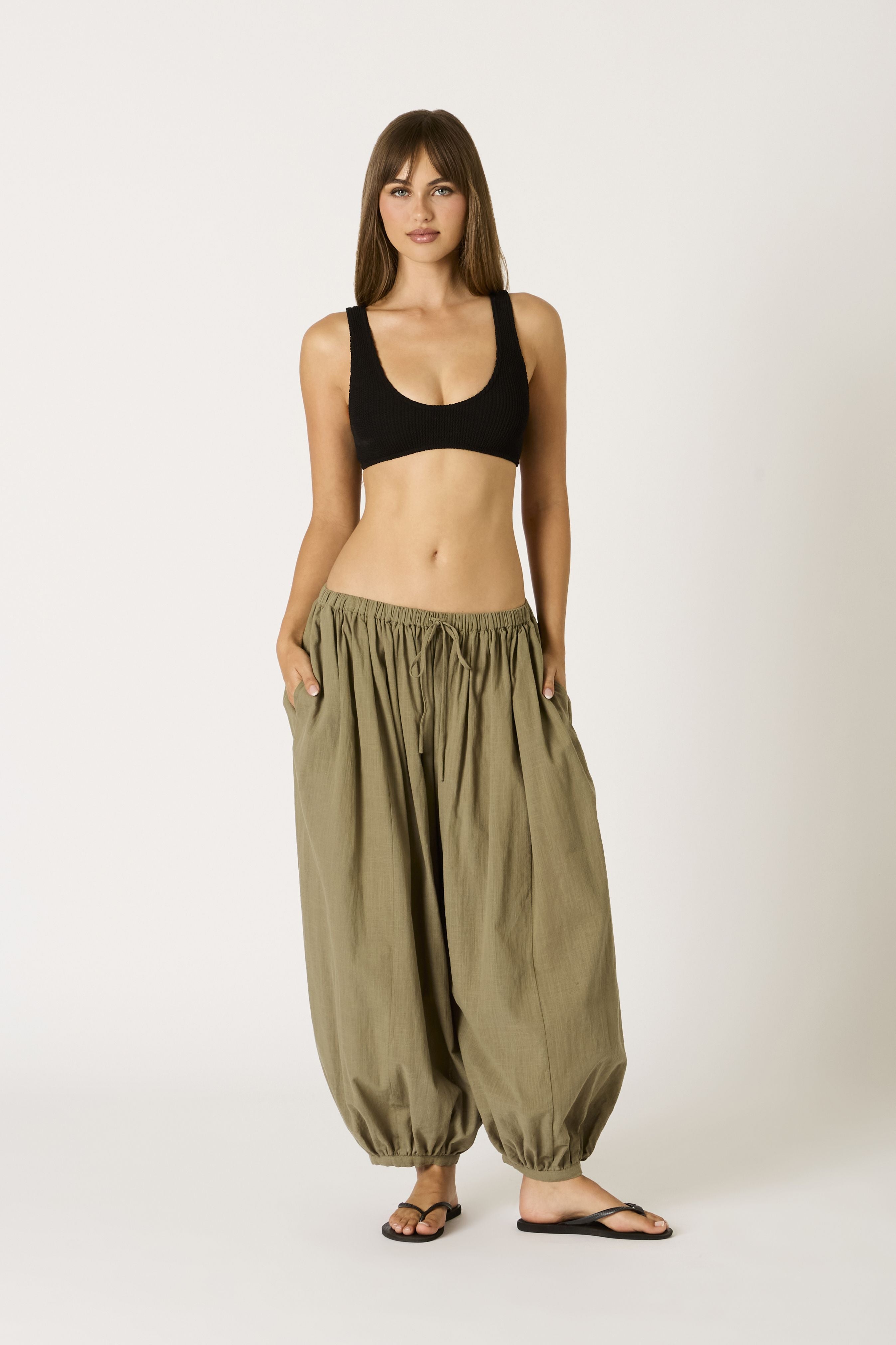 Juliana Bottom in Olive