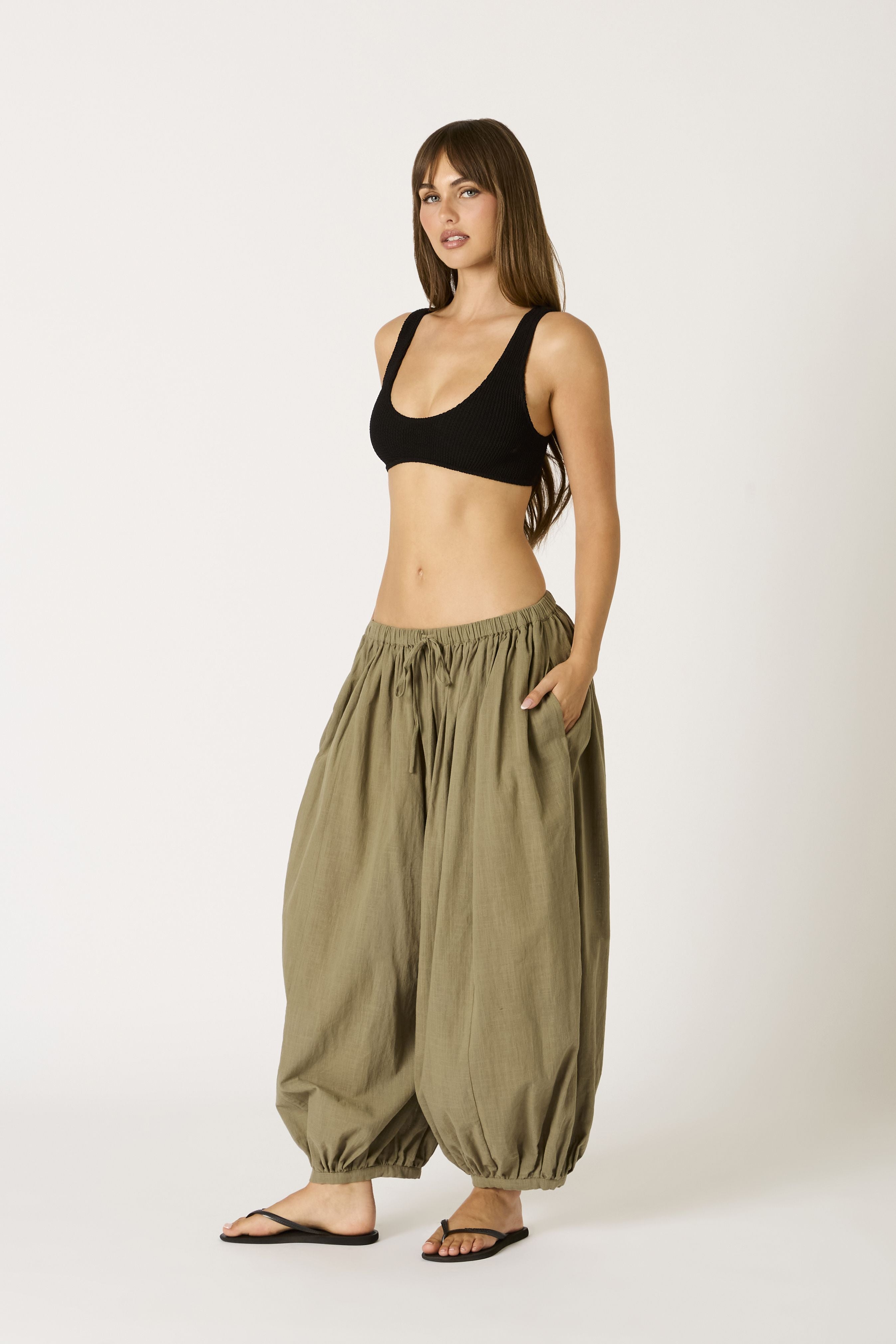 Juliana Bottom in Olive